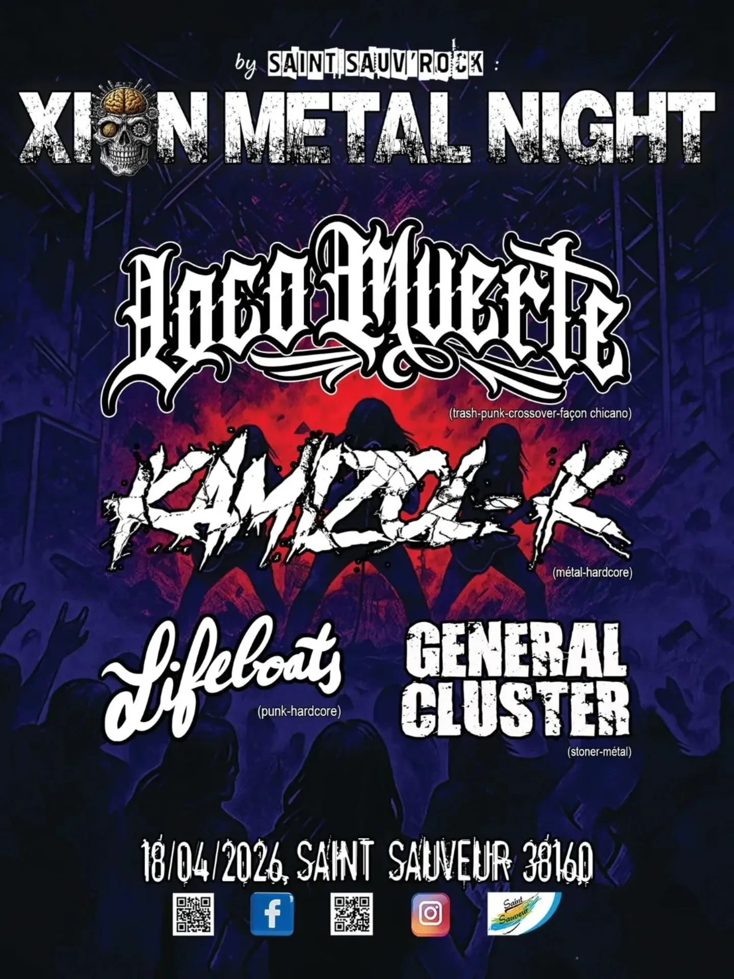 Affiche Xion Métal Night #2