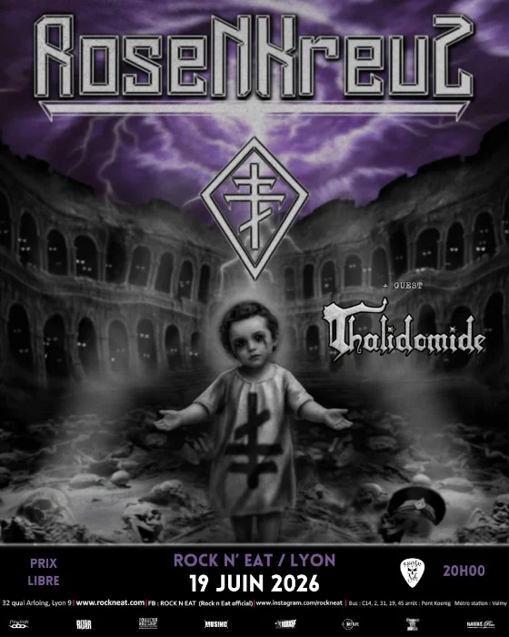 Affiche Release Party Enter the Arena Rosenkreuz