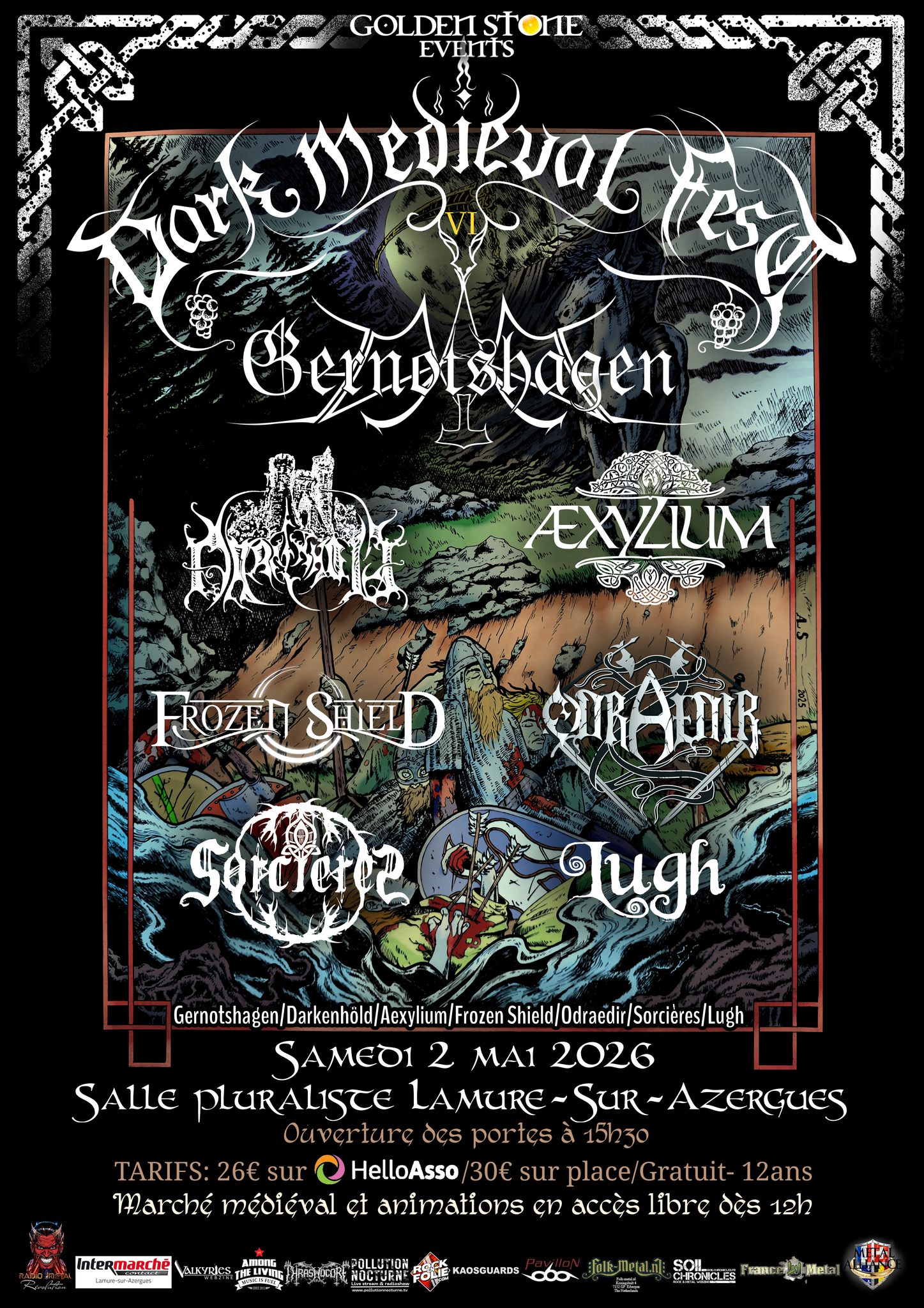 Affiche Dark Medieval Fest 2026 Affiche Dark Medieval Fest 2026