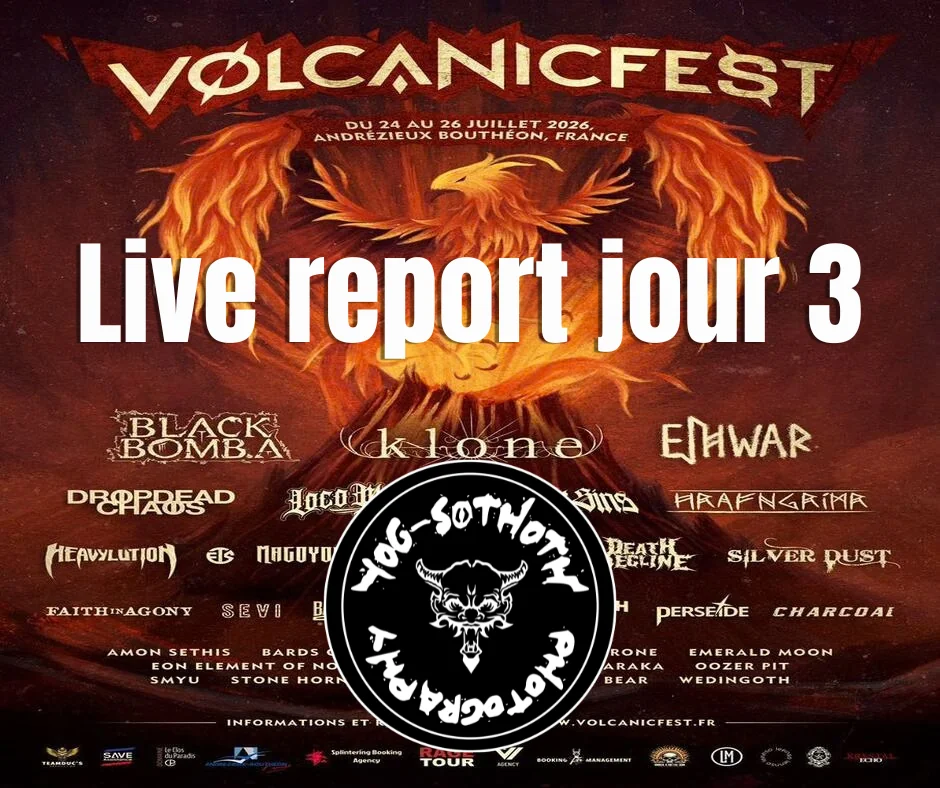 Live report et photos du Jour 3 au Volcanic Fest 2026 à Andrézieux ! 