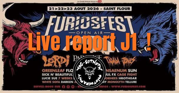Affiche Report Jour 1 Furios Fest 2026