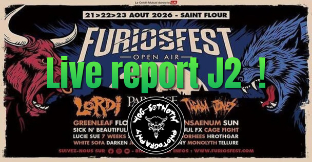 Affiche Report Jour 2 Furios Fest 2026